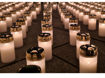 Kerzen am Stephansplatz in Wien