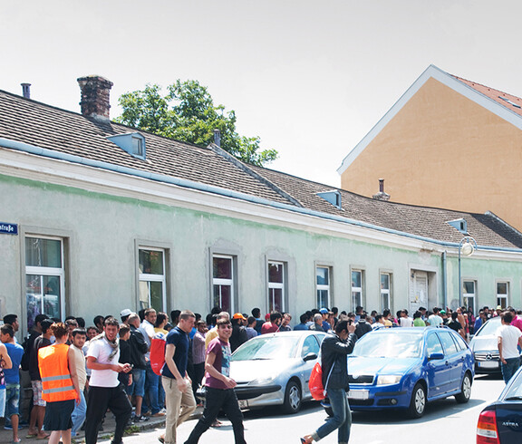 Willkommenspakete für Flüchtlinge in Traiskirchen
