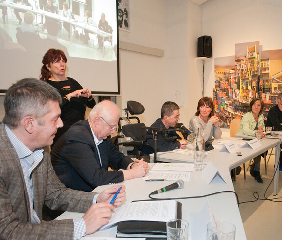 TeilnehmerInnen der Diskussionsveranstaltung