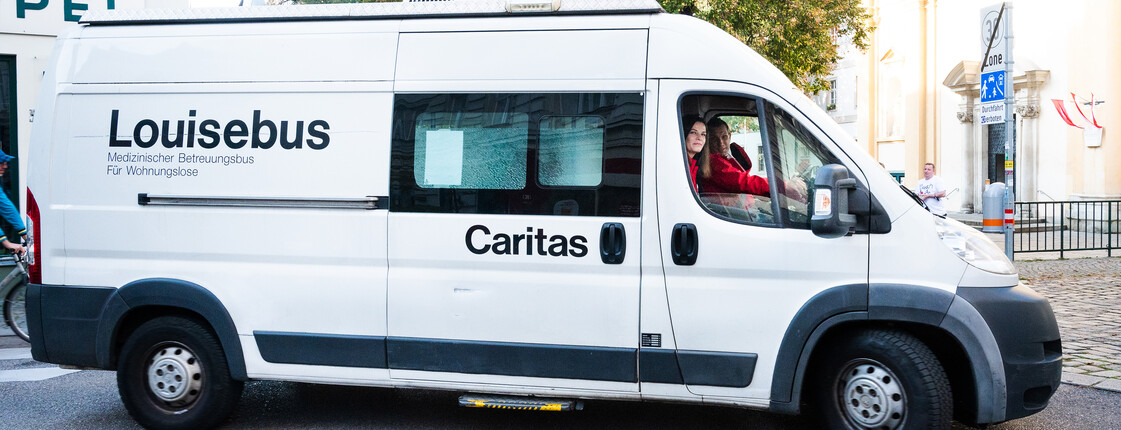 Medizinbus der Caritas