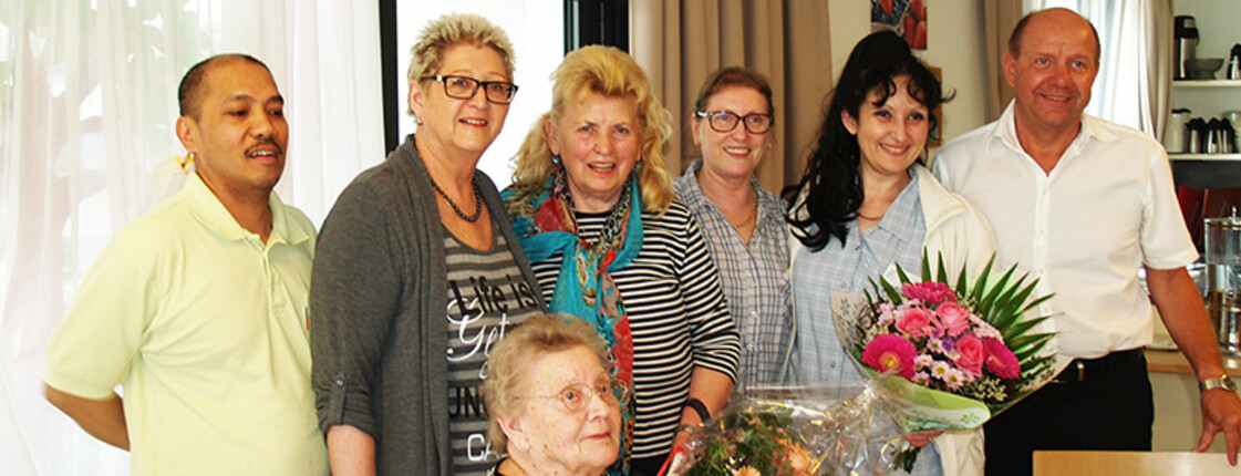 Maria Wögerer feierte ihren 90. Geburtstag im Haus St. Teresa