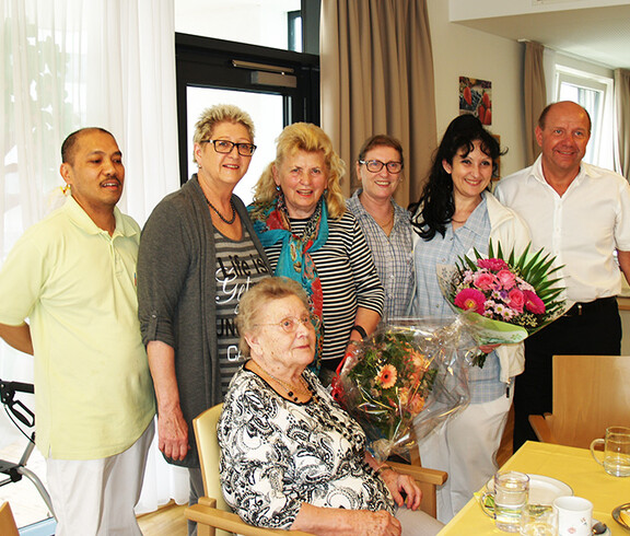 Maria Wögerer feierte ihren 90. Geburtstag im Haus St. Teresa