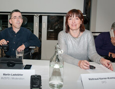 Martin Ladstätter (BIZEPS) und Waltraud Karner-Kremser (SPÖ Wien)