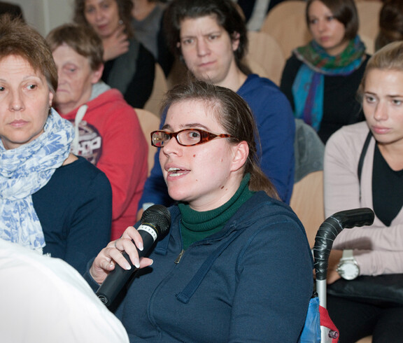 TeilnehmerInnen der Diskussionsveranstaltung