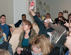 TeilnehmerInnen der Diskussionsveranstaltung