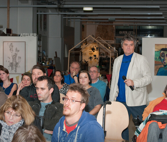 TeilnehmerInnen der Diskussionsveranstaltung