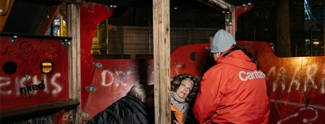 Caritas Winternothilfe Streetwork