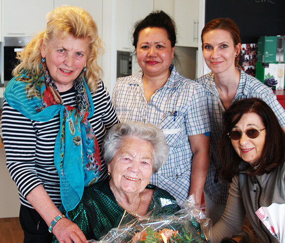 Agnes Farkas feierte ihren 95. Geburtstag im Haus St. Teresa