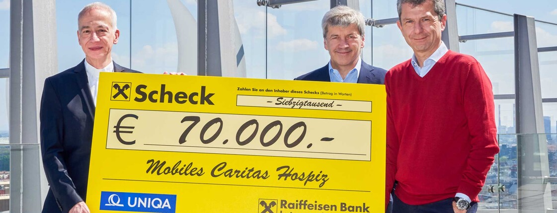 Spendenübergabe Mobiles Caritas Hospiz