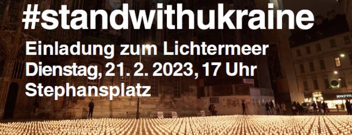 Lichtermeer am Stephansplatz