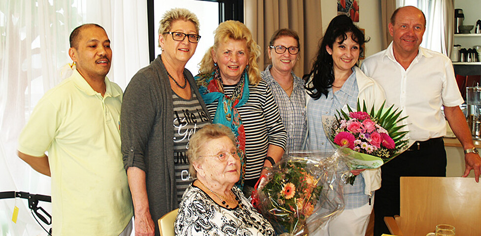 Maria Wögerer feierte ihren 90. Geburtstag im Haus St. Teresa