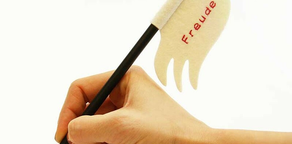 Bleistift „Glücksflügel“