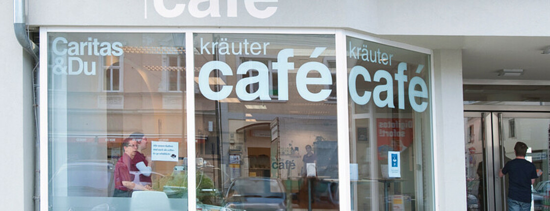Das Kräuter-Café Laa von außen