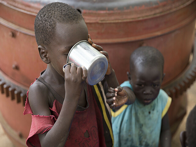 Besonders Kinder leiden unter Unter- und Mangelernährung.