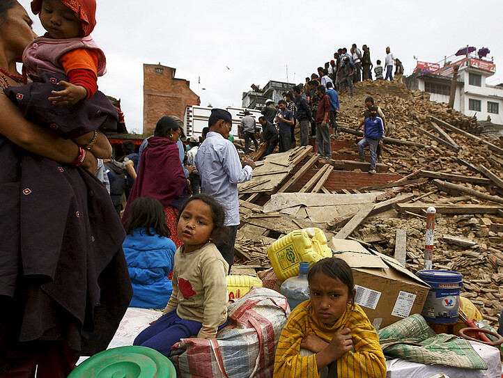 Opfer nach Erdbeben in Nepal